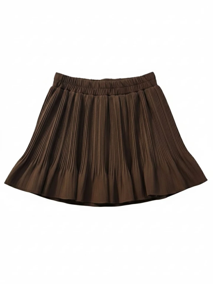 Pileli Mini Şort Etek