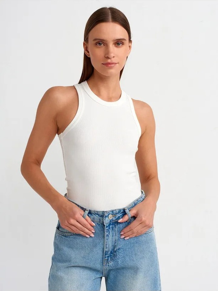 Dilvin 20842 Halter Yaka Fitilli Atlet