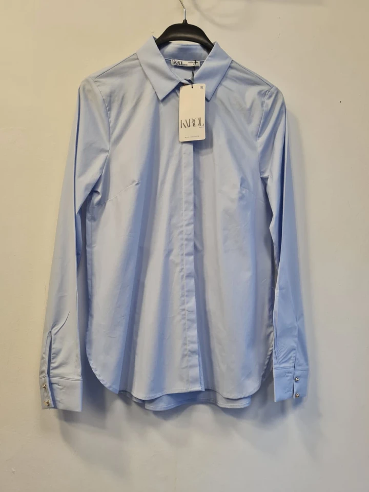 Gold Düğmeli Karol Gömlek