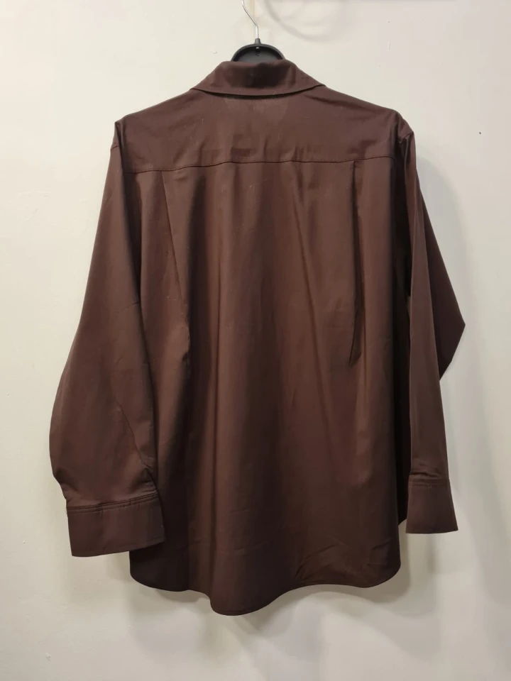 Kahverengi Rahat Kesim Gömlek