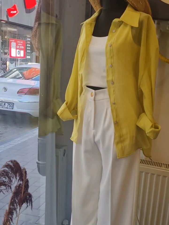 Telablanka İpeksi Gömlek