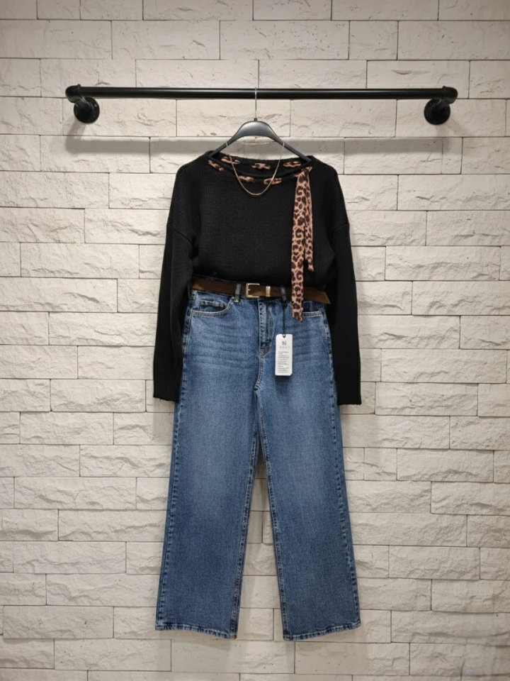 Leopar Detaylı Kazak